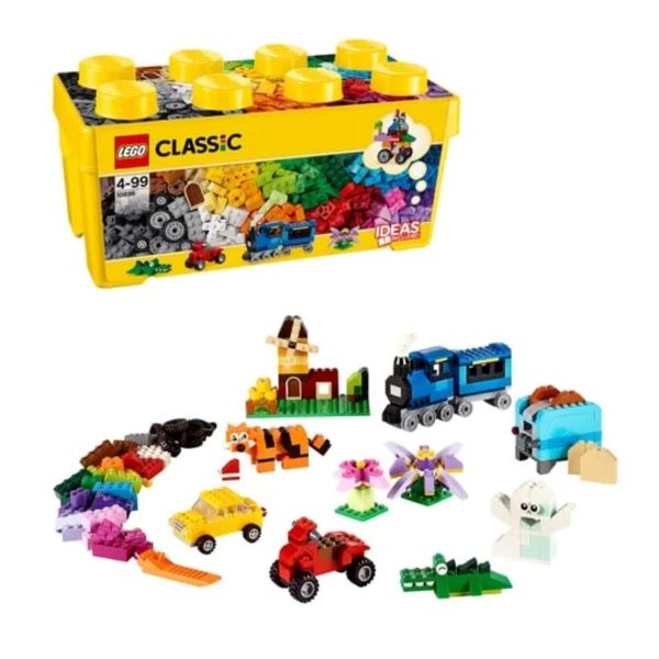 LEGO CLASSIC Scatola Mattoncini Creativi (Dimensione Media) 10696 (In box 35x16x17 cm)…x2